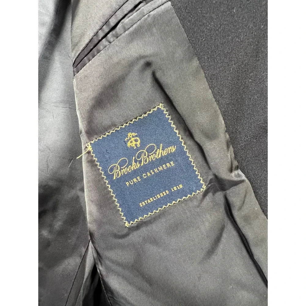Loro Piana Brooks Brothers Cashmere Blazer Men Navy Full Lined Preppy‎ Old Money
